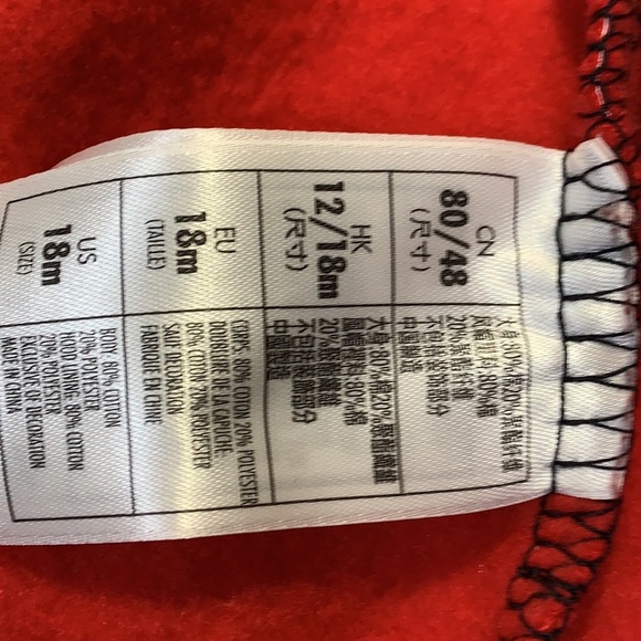 Disney Parks Exclusive Minnie Mouse Hoodie Sweatshirt Jacket Size 18 Months - Picture 11 of 11